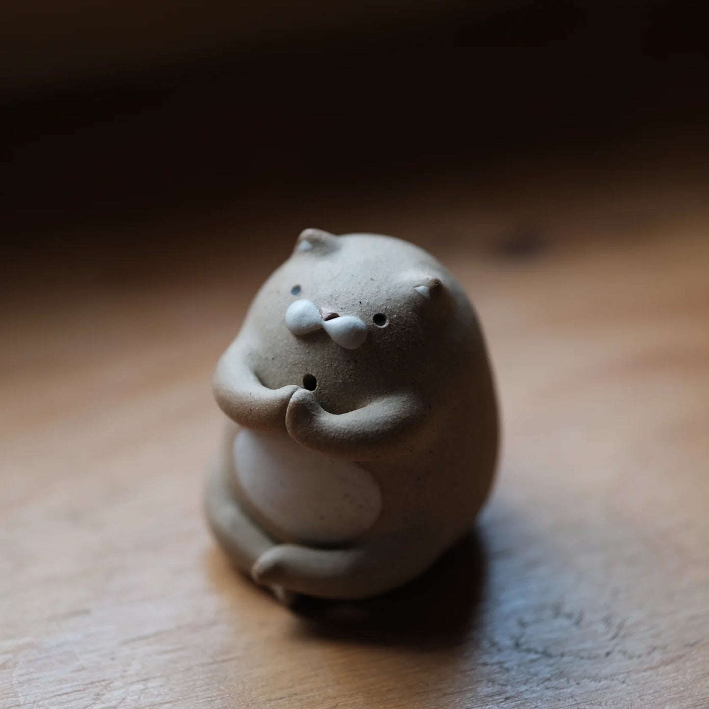 手作陶瓷 猫咪瑜珈 Na-meow-ste