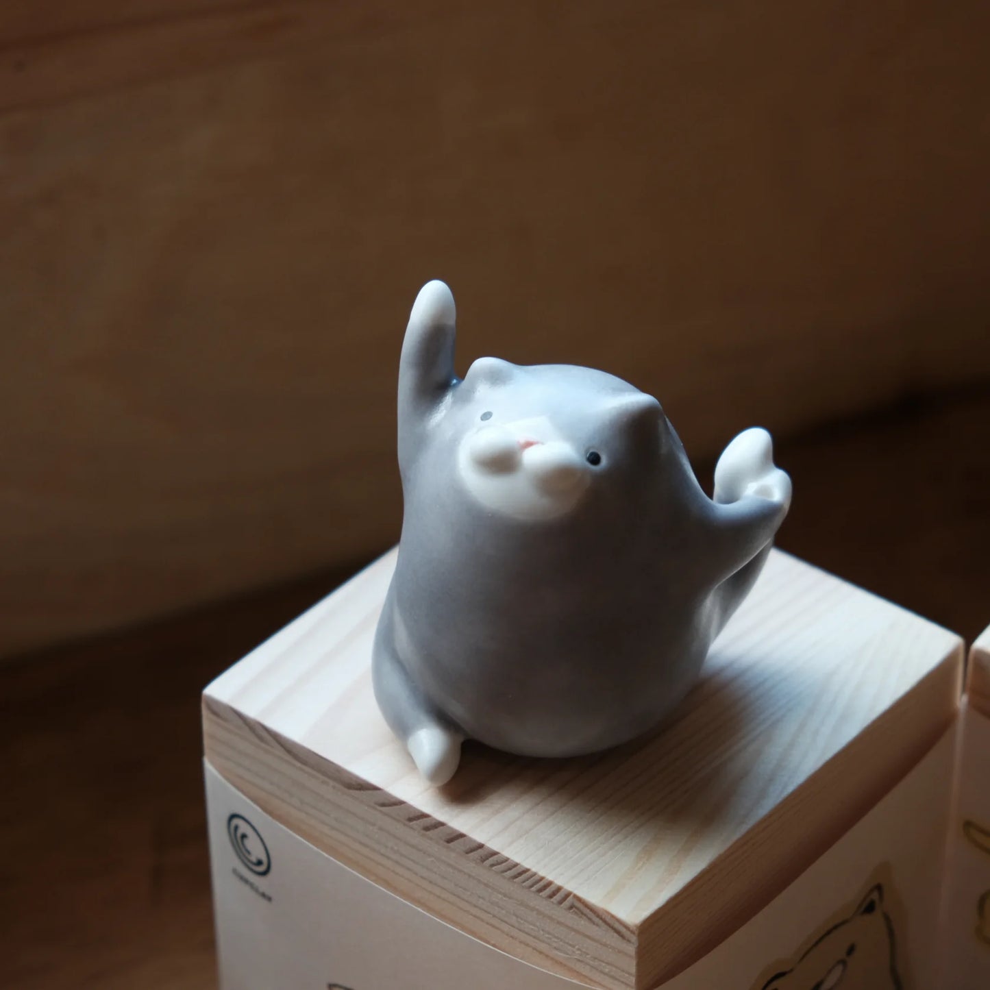 手作陶瓷 猫瑜珈盲盒 淺米白（一套六款）