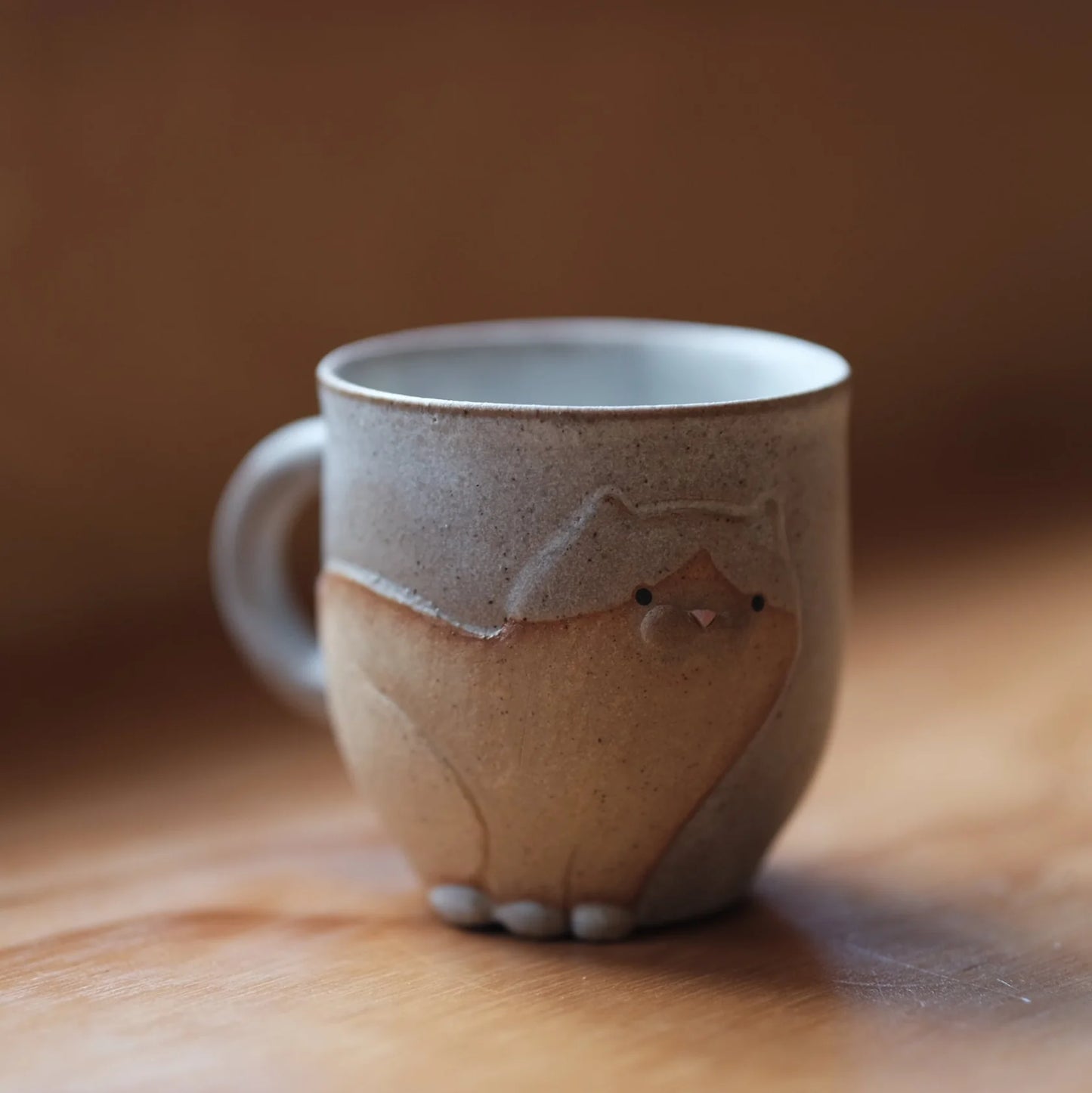 手作陶瓷猫杯2-斑点