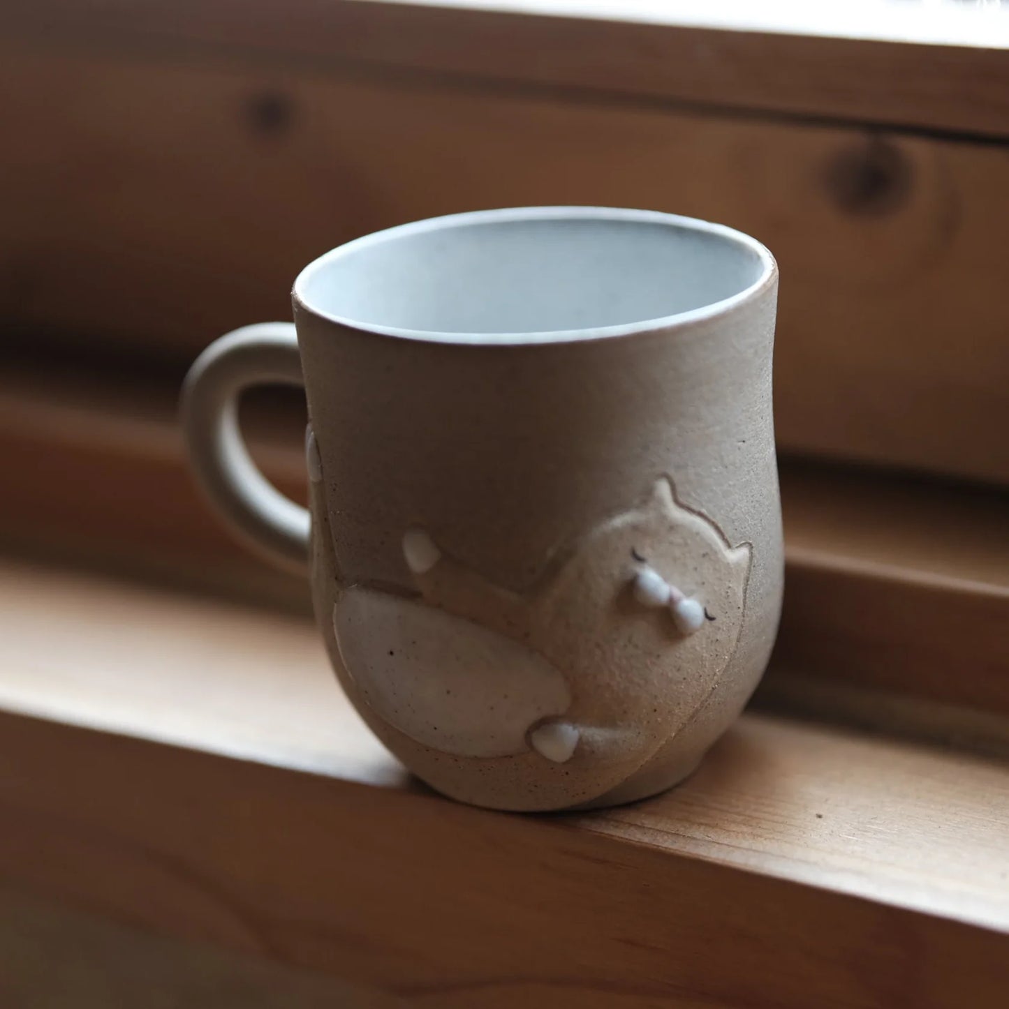 手作陶瓷猫杯5-斑点