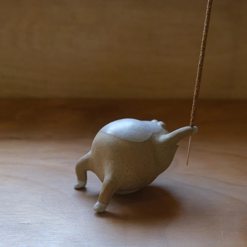 手作陶瓷 猫咪瑜珈狂野式