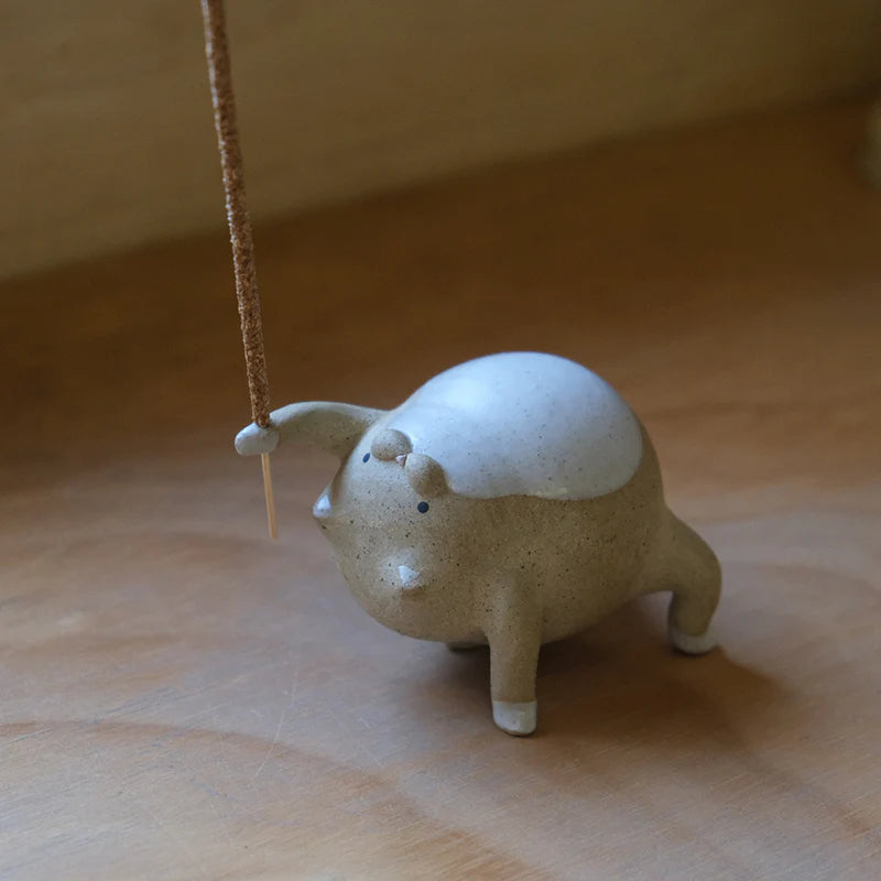 手作陶瓷 猫咪瑜珈狂野式